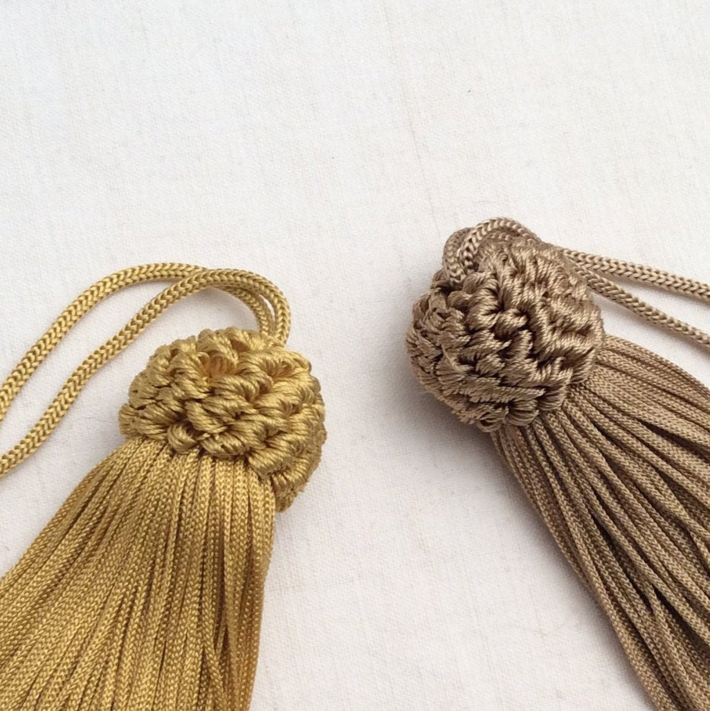1 tassel, key fob, various colors Made in Florence