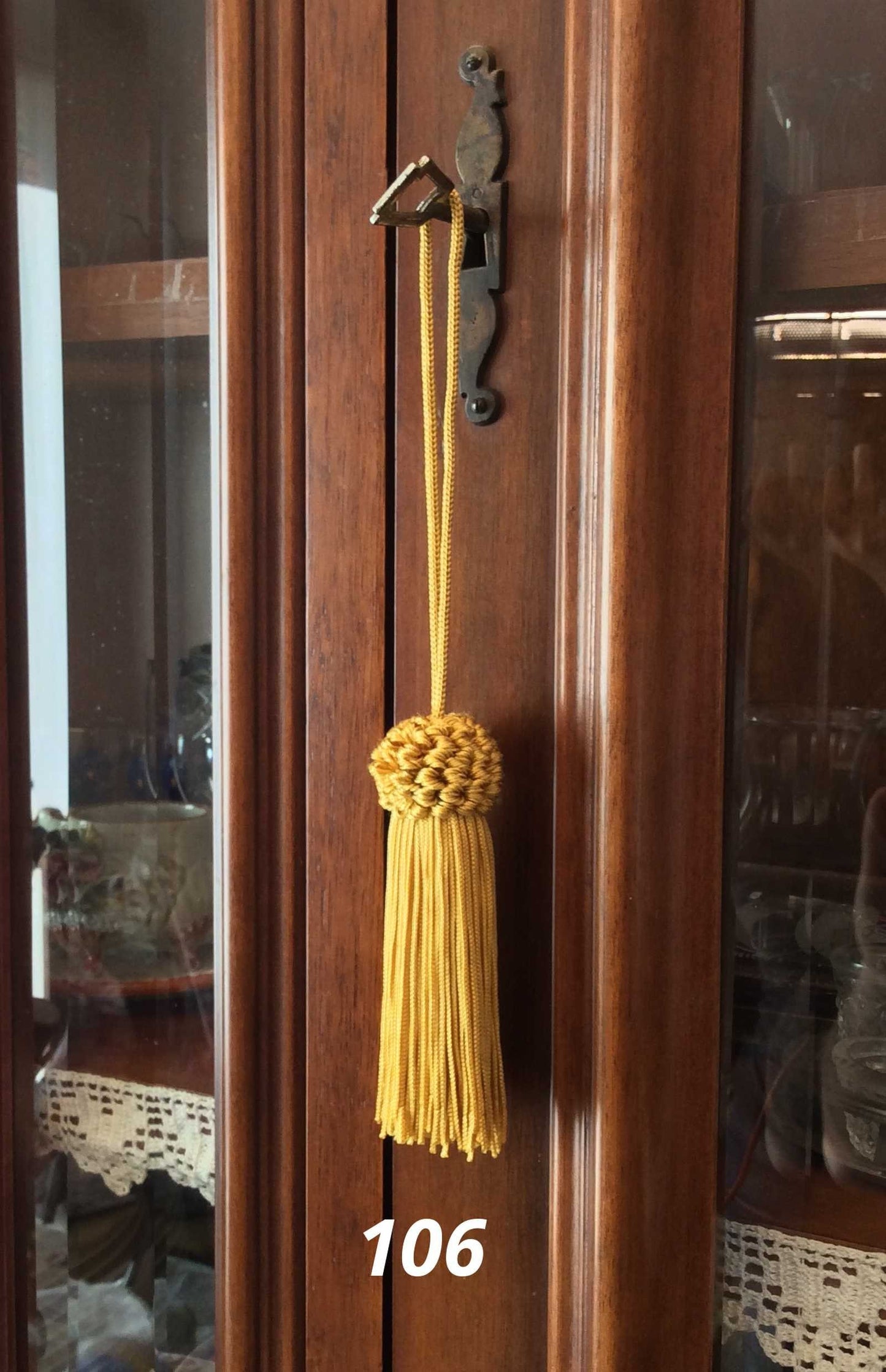 1 tassel, key fob, various colors Made in Florence