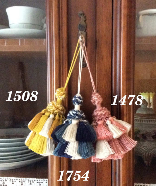 Handmade Ballerina Key Tassel - New Home Gift Made in Florence