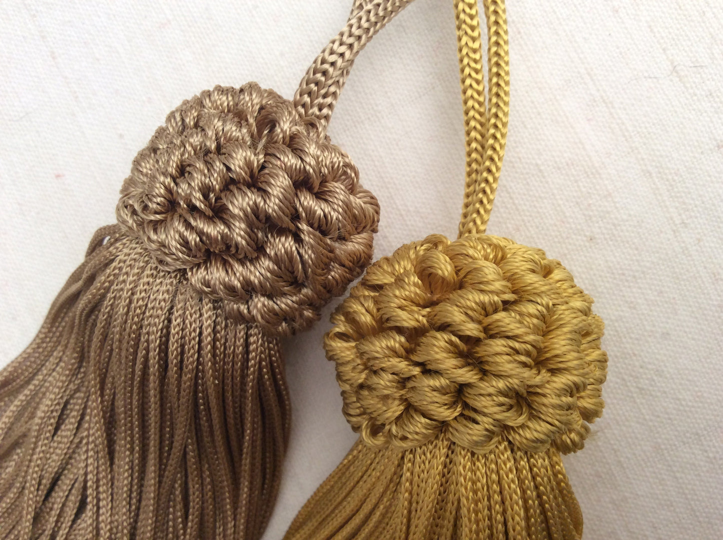1 tassel, key fob, various colors Made in Florence