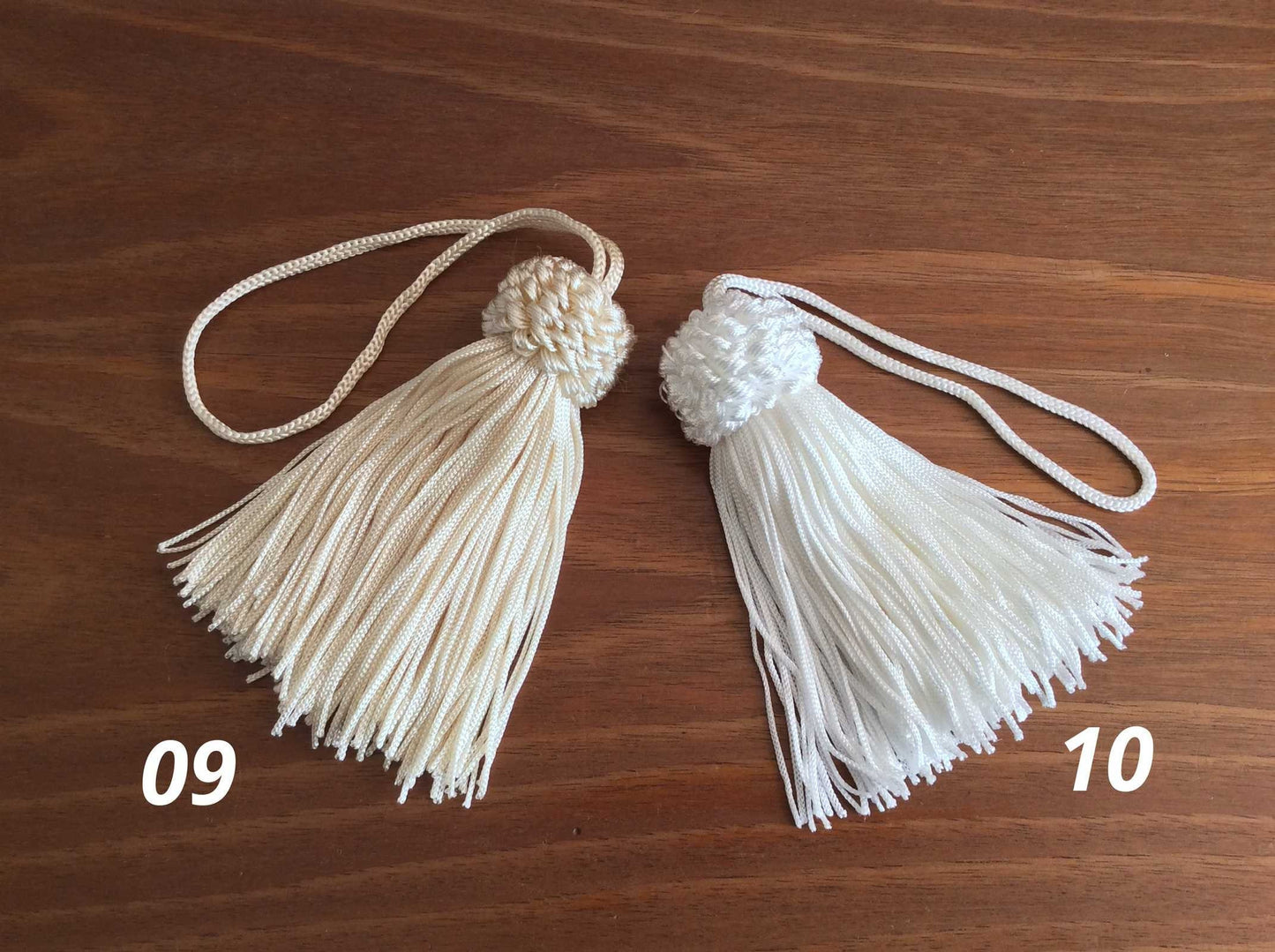 1 tassel, key fob, various colors Made in Florence