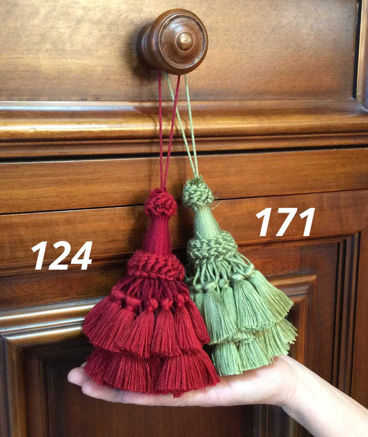 Nappa Ballerina Large 15cm Tassel with Bow for Curtains and Furniture - 2 Colors Florence