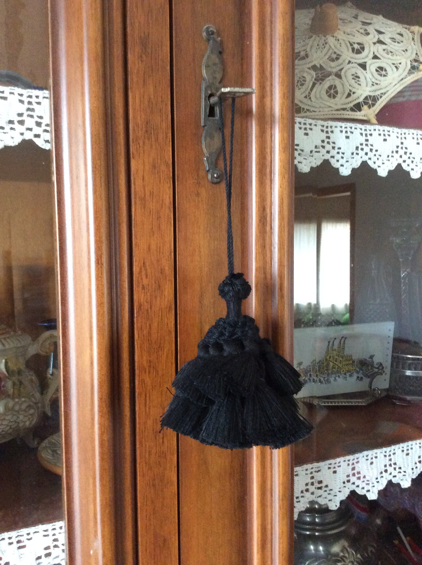 Nappa Ballerina Bow Keychain Handmade - New Home Gift Made in Florence