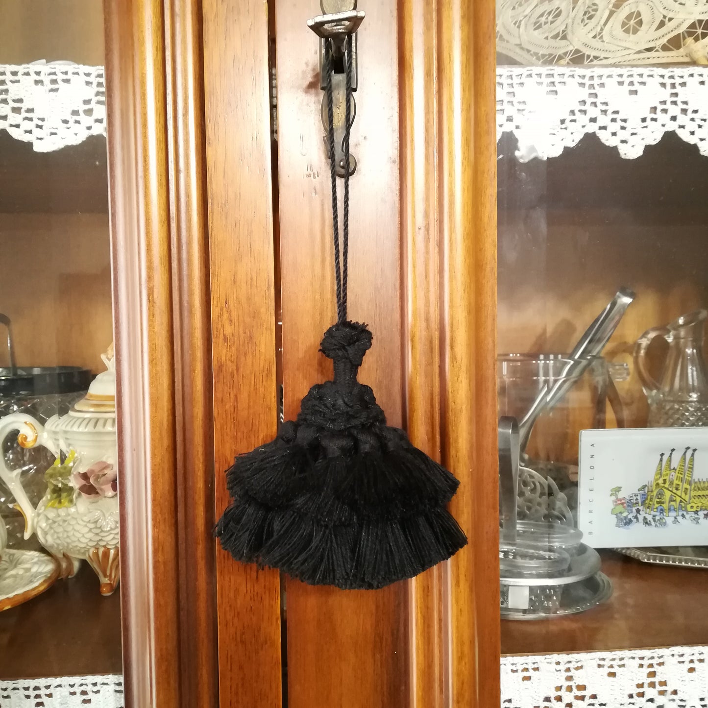 Nappa Ballerina Bow Keychain Handmade - New Home Gift Made in Florence