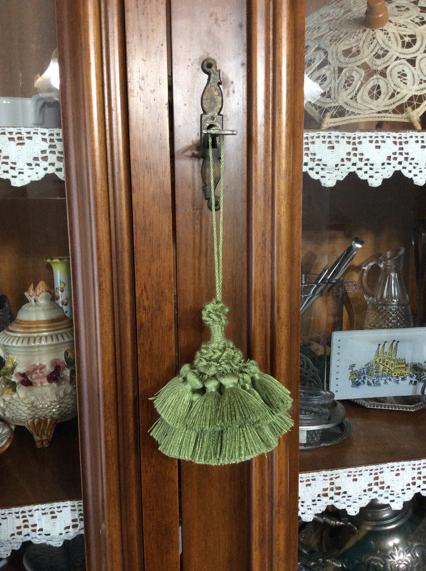 Nappa Ballerina Bow Keychain Handmade - New Home Gift Made in Florence