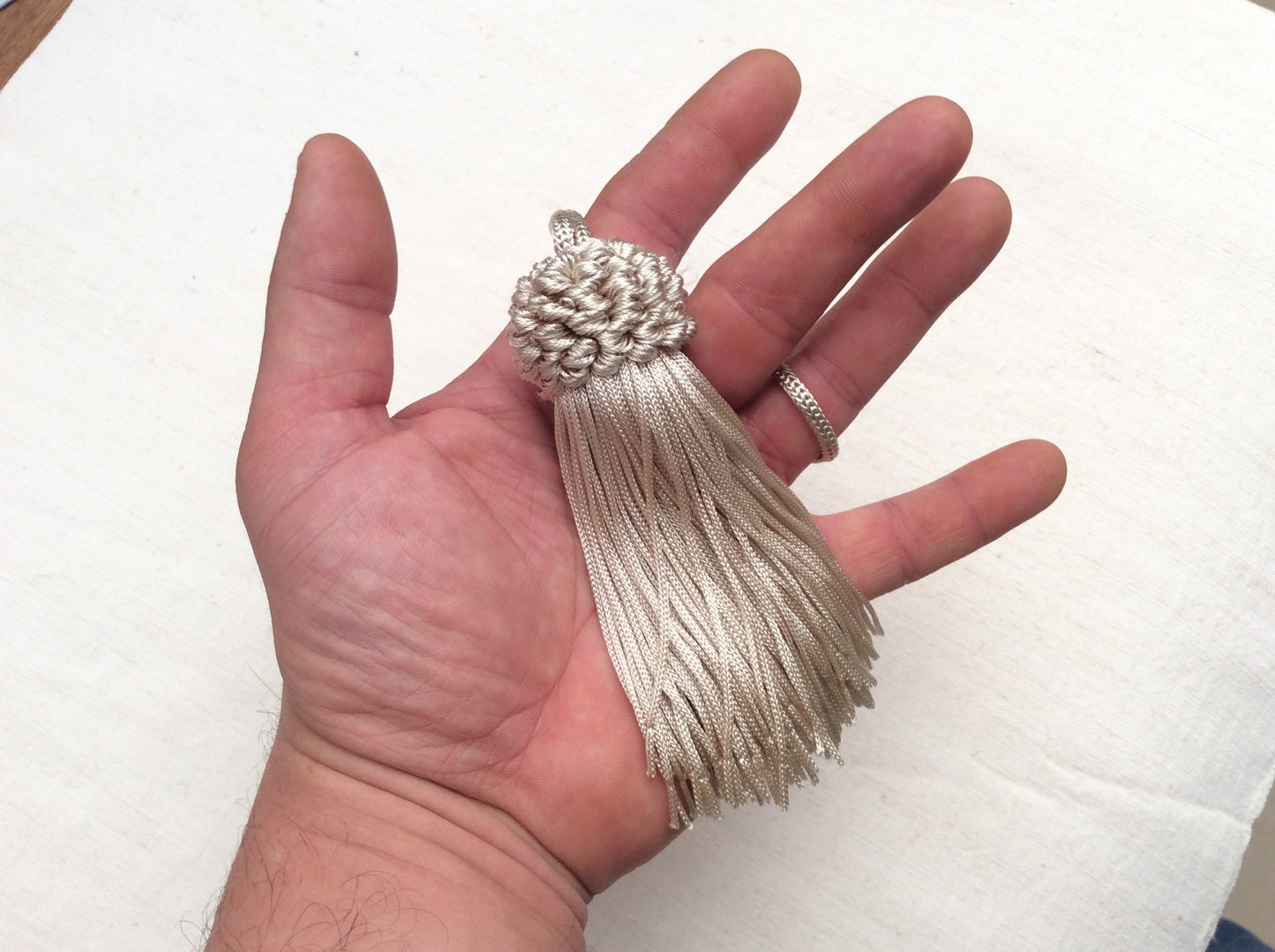 1 tassel, key fob, various colors Made in Florence
