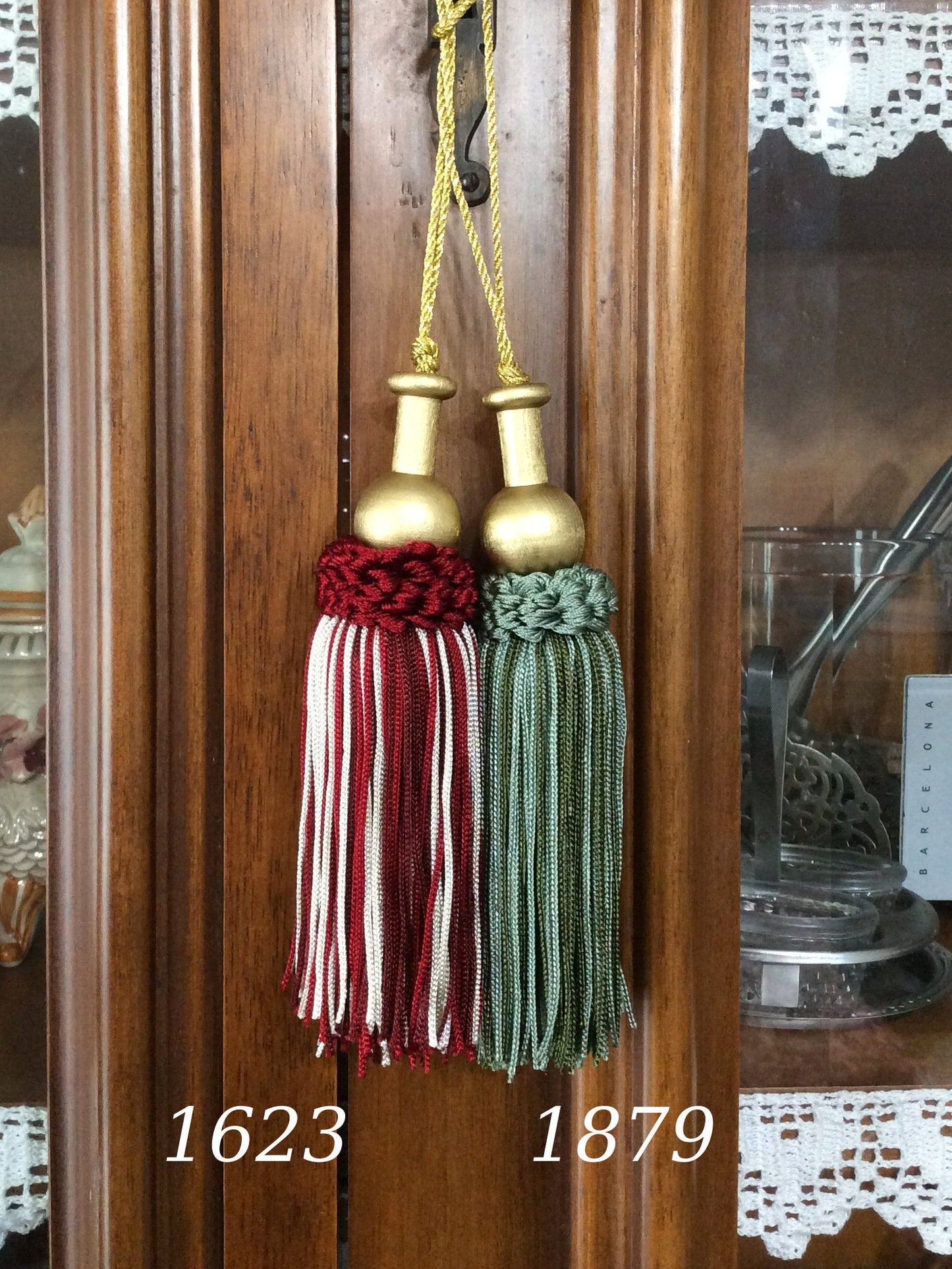Shabby Chic Bow Key Nappa 15cm - Made in Florence
