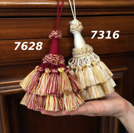 Large Ballerina 15cm ey Tassel for Vintage Curtains and Furniture – Handmade in Florence