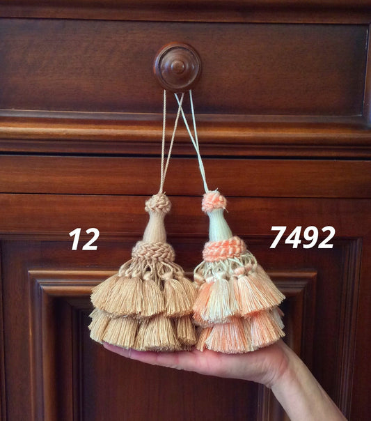 Large Ballerina 15cm ey Tassel for Vintage Curtains and Furniture – Handmade in Florence