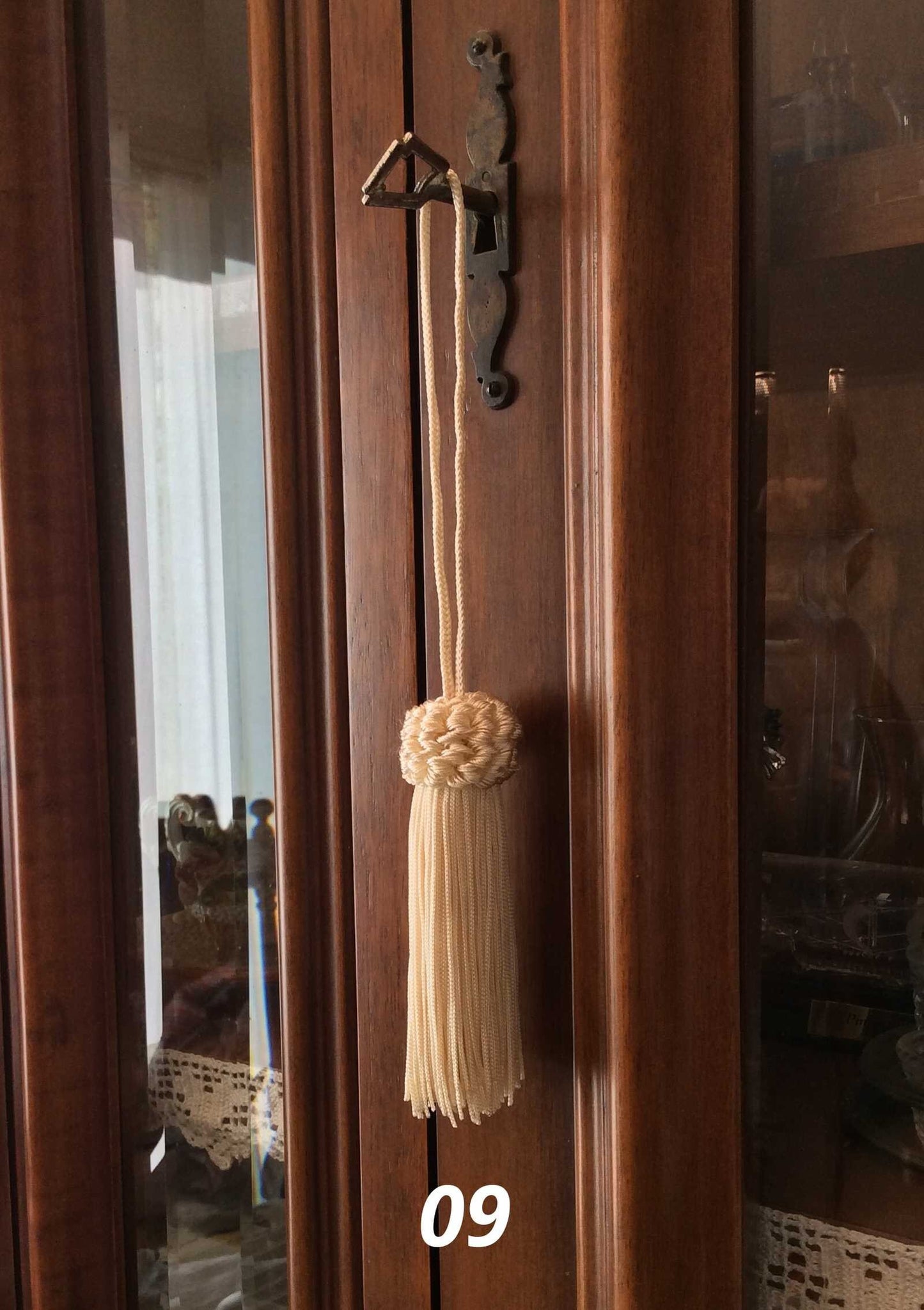 1 tassel, key fob, various colors Made in Florence