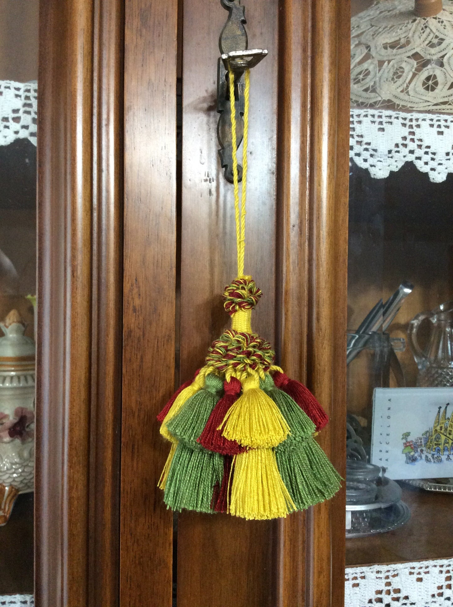 Handmade Ballerina Key Tassel - New Home Gift Made in Florence