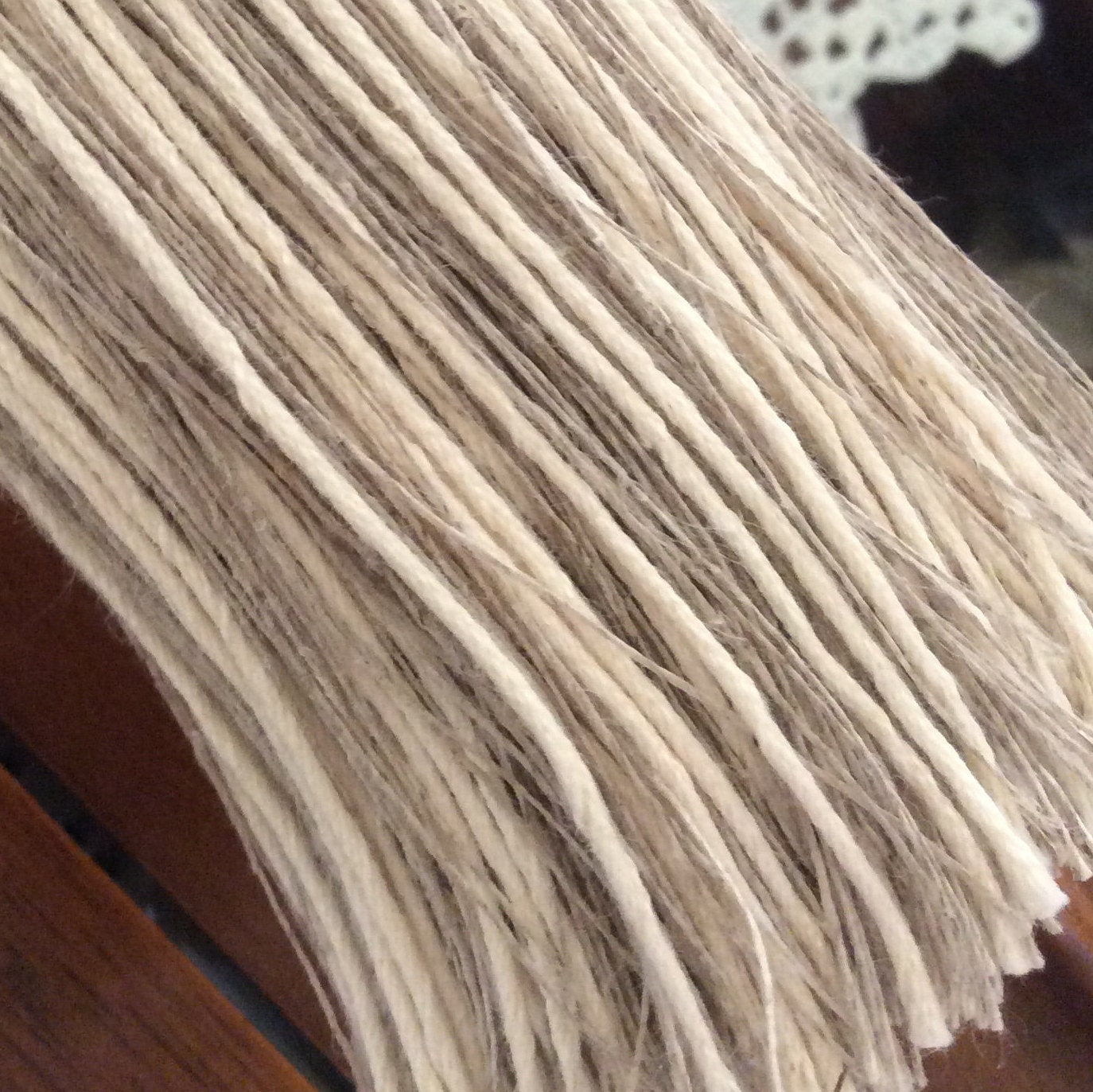 tassel, key tassel, natural linen and cotton Made in Florence home decor! new home gift.