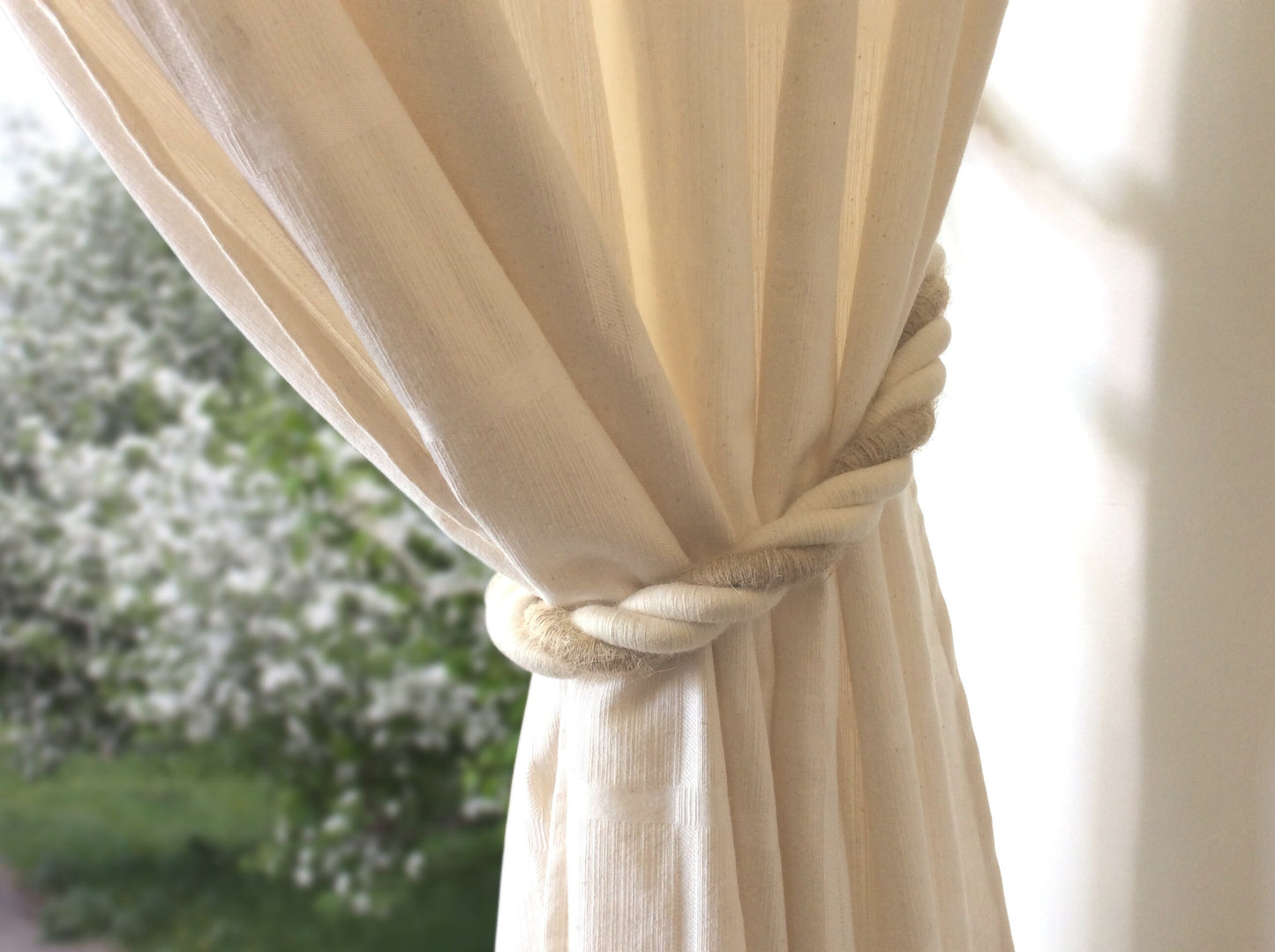 Jute and Cotton Rope Tying 25mm – Rustic Shabby Chic Style Made in Italy