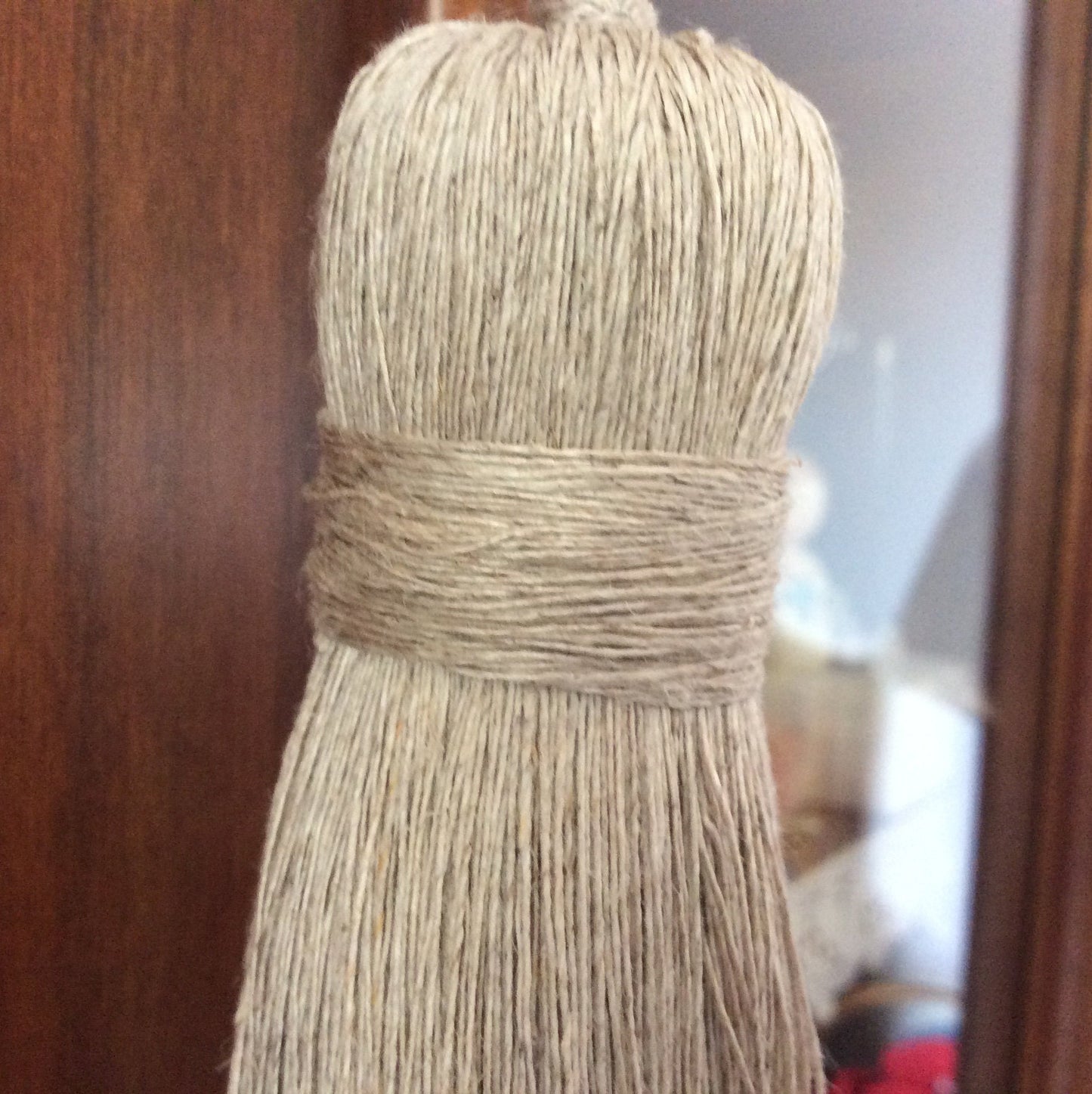 tassel, key tassel, natural linen and cotton Made in Florence home decor! new home gift.