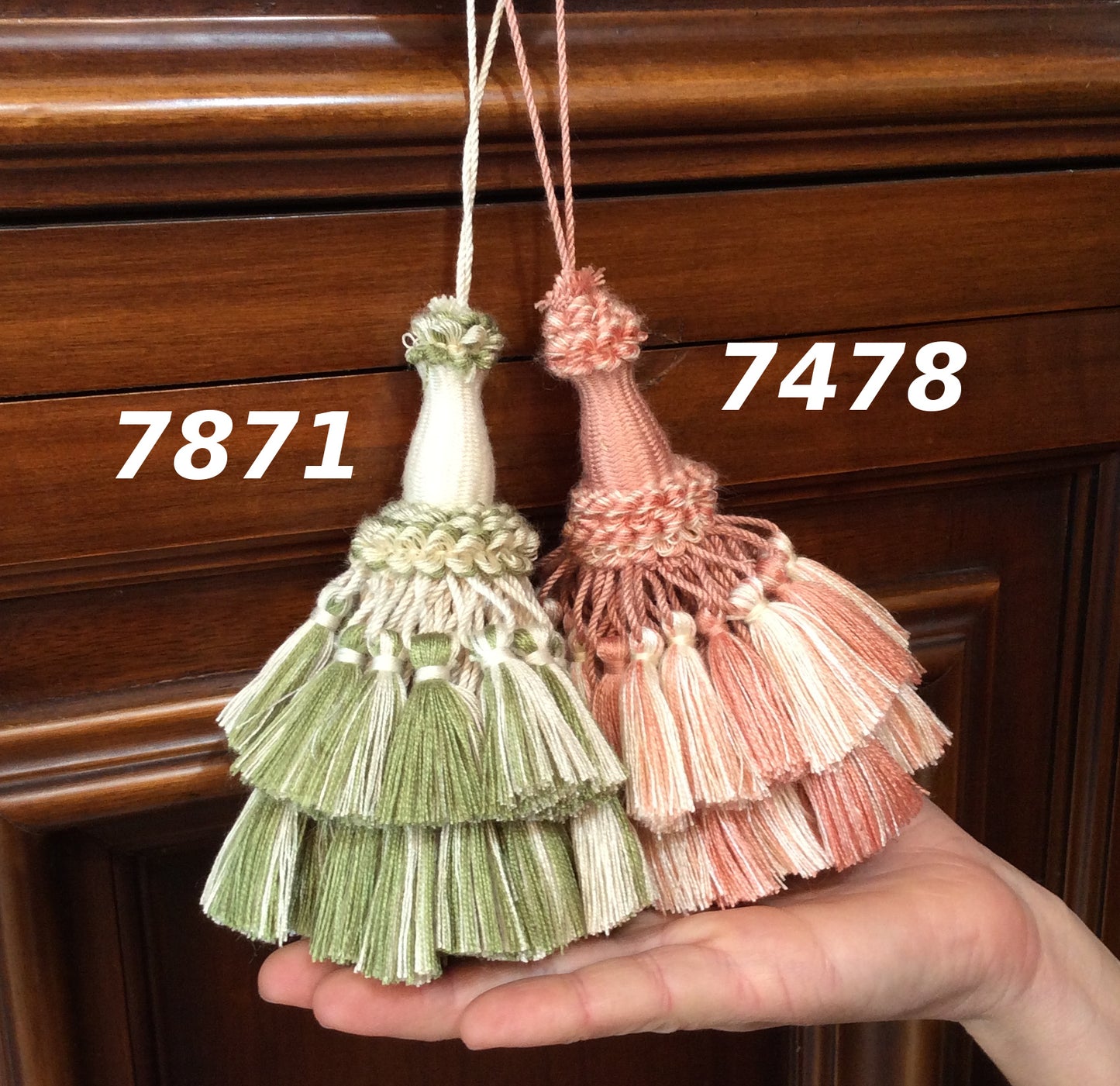Nappa Ballerina Large 15cm Tassel with Bow for Curtains and Furniture - 2 Colors Florence