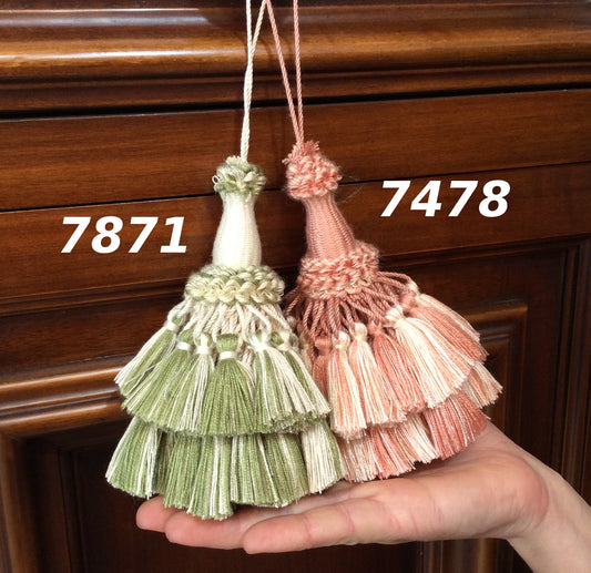Nappa Ballerina Large 15cm Tassel with Bow for Curtains and Furniture - 2 Colors Florence