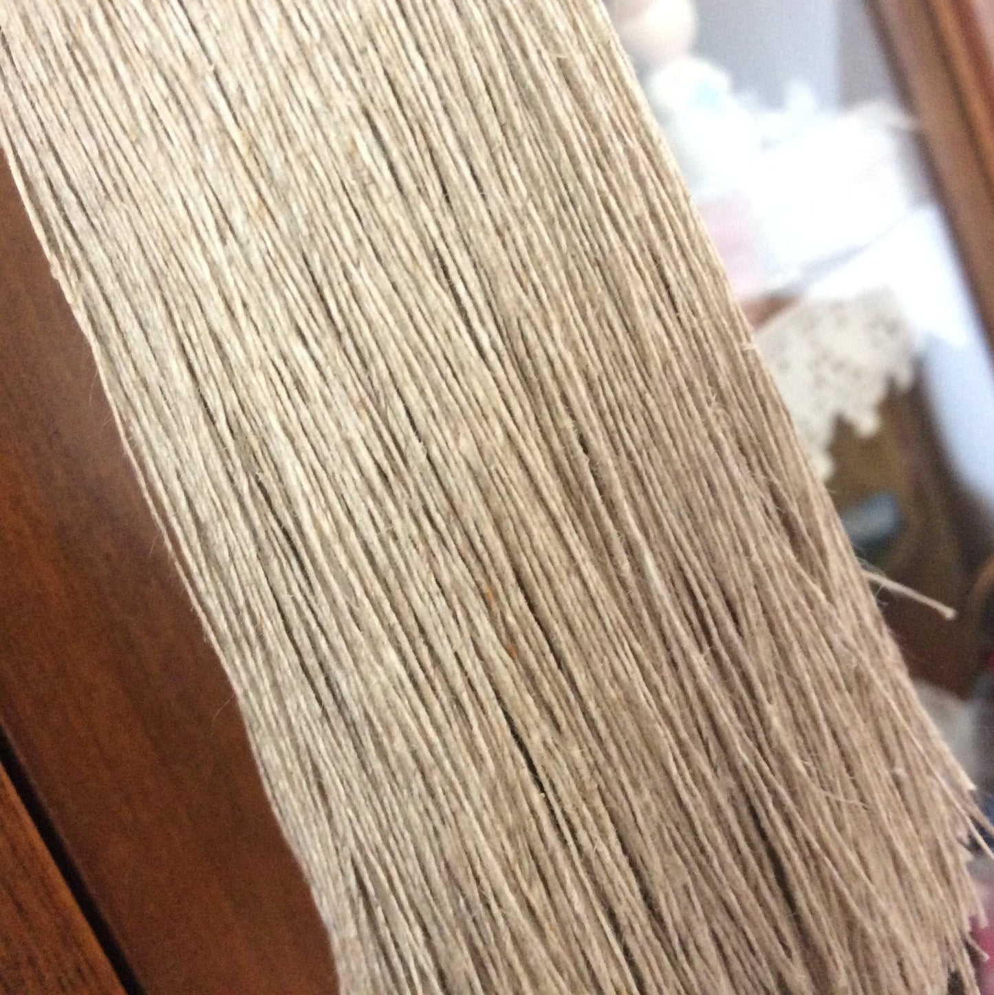 tassel, key tassel, natural linen and cotton Made in Florence home decor! new home gift.