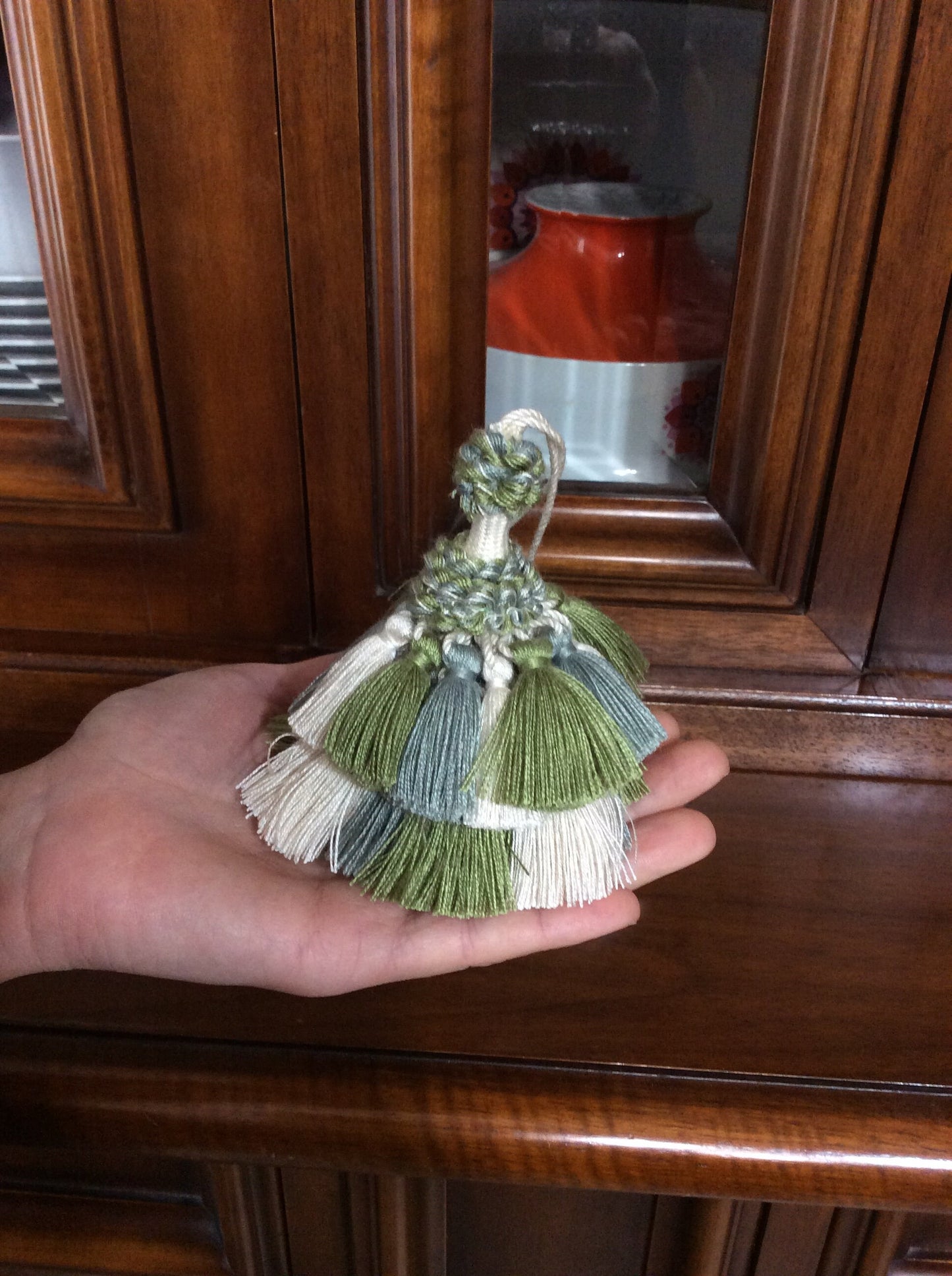 Handmade Ballerina Key Tassel - New Home Gift Made in Florence