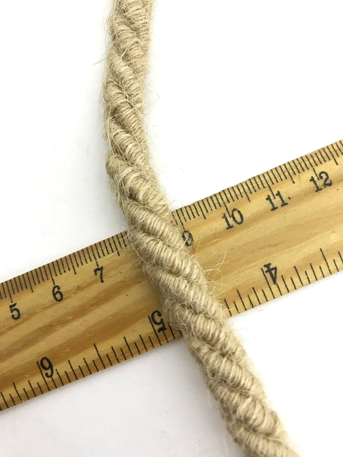 Superb large jute curtain tieback decoration for curtains drapery drape made in Italy