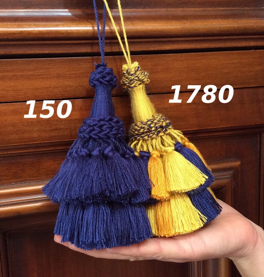 Large Ballerina 15cm ey Tassel for Vintage Curtains and Furniture – Handmade in Florence