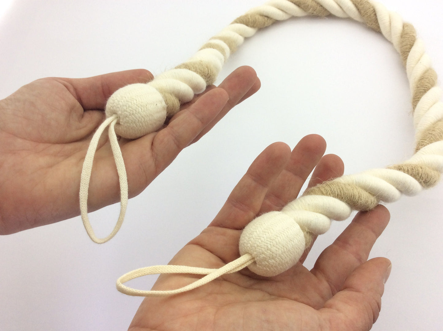 Jute and Cotton Rope Tying 25mm – Rustic Shabby Chic Style Made in Italy