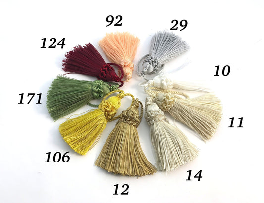Vintage Tassel Keychain 9cm - Made in Florence
