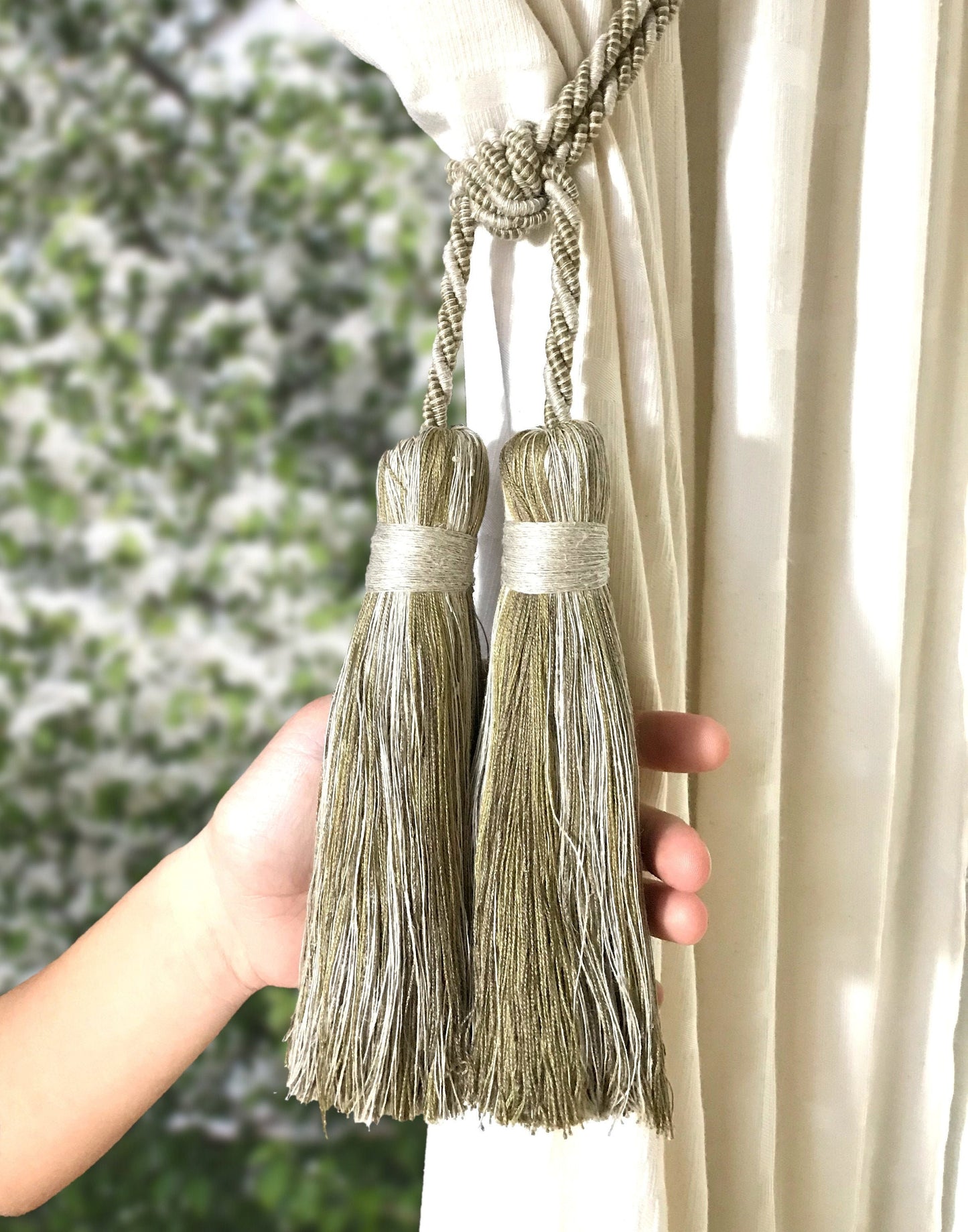 1 tassel, key fob, various colors Made in Florence