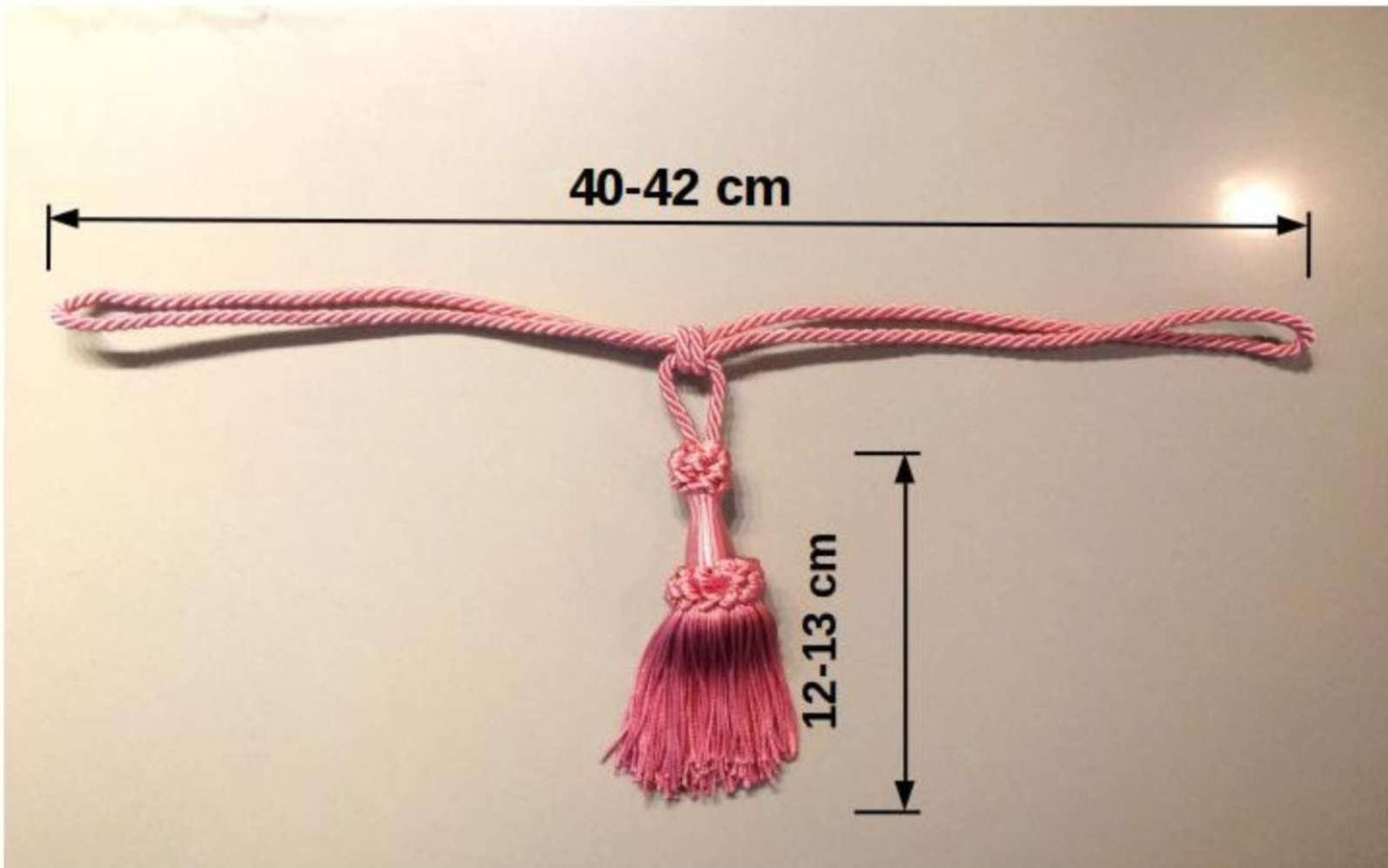 Curtain Tie Backs with 12cm Tassel - 4 Colors | Made in Florence