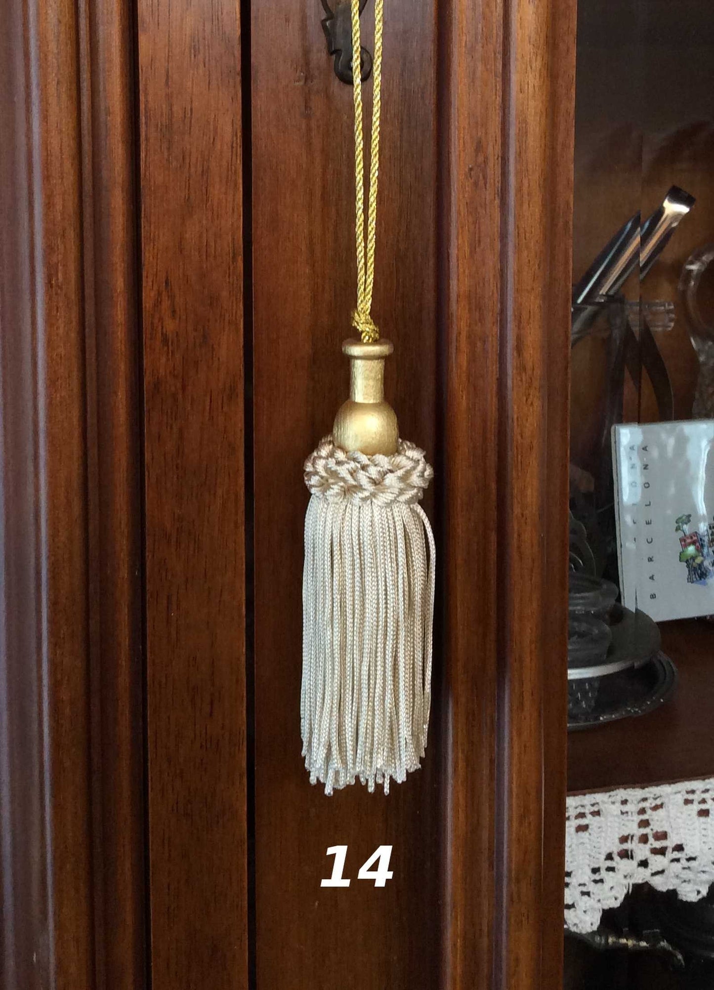 Tassel Bow Key 11cm - Made in Florence